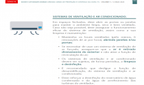 Maio 2020 - DGS recomenda reforço de desinfecção de tabuleiros de condensados de sistemas AVAC como medida de prevenção e controlo da COVID-19 Maio 2020 - DGS recomenda reforço de desinfecção de tabuleiros de condensados de sistemas AVAC como medida de prevenção e controlo da COVID-19
